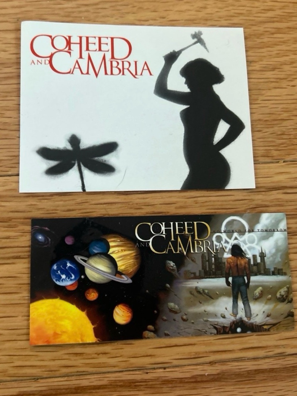 Coheed and cambria stickers  lot Y2K warped tour emo punk